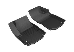 GMC Terrain Floor Mats - Front - 3D MAXpider - Kagu - Black - `18-`20
